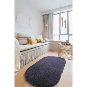 Sere Serpe Yumuşak Modern Peluş Kaymaz Salon Oturma Çocuk Yatak Odası Mutfak Antre Antrasıt