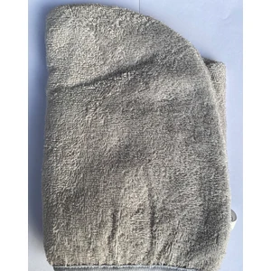 Asev Home Lastikli Ayarlanabilir %100 Pamuklu Saç Bonesi Saç Havlusu  Gri – Duş ve Kuaför Bonesi