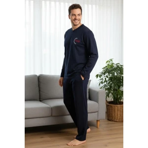 Konforlu Interlok Kışlık Yumuşak Erkek Ev Giyim | Erkek Pijama Takımı