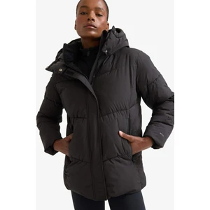 Su İtici Regular Fit Yarım Polar Astarlı Kapüşonlu Fermuarlı Kışlık Mont A1553AX25WN