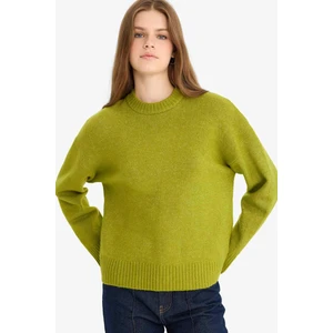 Oversize Geniş Kalıp Bisiklet Yaka Triko Kazak R6044AZ25WN