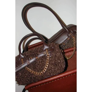 Kadın Pelüş Detaylı Suni Deri Çapraz Çanta F5443AXNS