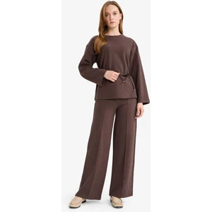 Wide Leg Düz Paça Pantolon