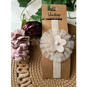 Çiçekli Kız Bebek Bandana