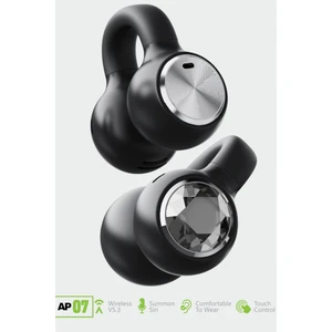 AP07-002 Küpe Tipi Bluetooth Kulaklık  Siyah