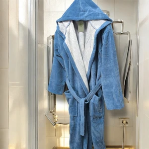 Mysoft Home Triga Bornoz Kapüşonlu %100 Pamuk