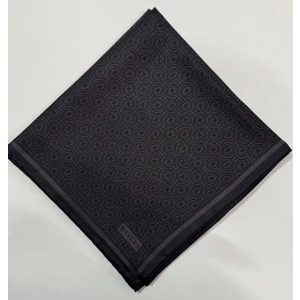 Tivil Monogram Ipek Eşarp 41408-SİYAH