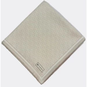 Tivil Monogram Ipek Eşarp 41408-EKRU