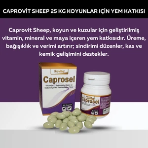 Royal İlaç Caprosel 50 Kapsül Yüksek Oranda Vitamin E, Selenyum, Kobalt