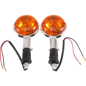 Yamaha Road Star Virago V Star 85-99 2'li Paket Motosiklet Amber Yuvarlak Dönüş Sinyal Lambaları Sinyal Lambası Gösterge Merceği (Yurt Dışından)
