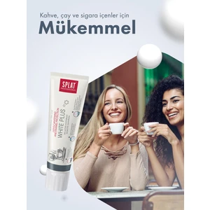 White Plus Hassas Dişler İçin Aromasız Beyazlatıcı Diş Macunu 100 ml Hayvan Deneysiz