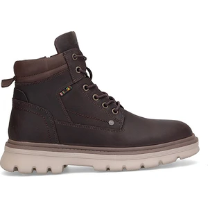 M368 Erkek Hakiki Deri Klasik Bot Kahverengi