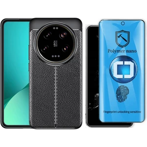 Xiaomi Mi 14 Ultra Kılıf Zore Niss Silikon Kapak + Polymer Nano Ekran Koruyucu