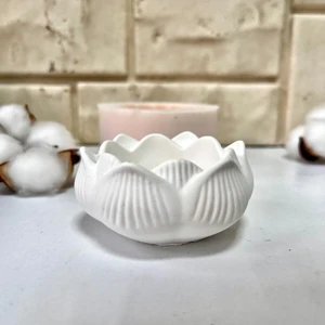 Sisay Home Taş Tozu Kalıbı -Lotus Mumluk