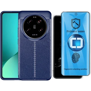 Xiaomi Mi 14 Ultra Kılıf Zore Niss Silikon Kapak + Polymer Nano Ekran Koruyucu