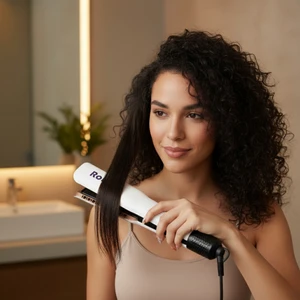 Airflow Islak Ve Kuru Lcd Ekran Sıcak Ve Soğuk Hava Üfleme Airstrait Saç düzleştirici