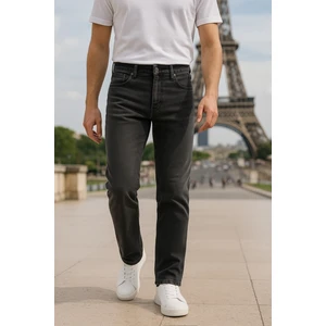 Cedy Denım Erkek Yüksel Bel Boru Paça Kot Pantolon Reguler Fit Jean C336