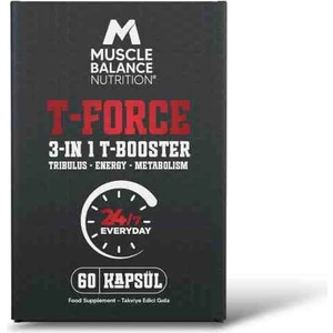 Muscle Balance T-Force Testo Booster 60 Kapsül - 24 Saat Etki