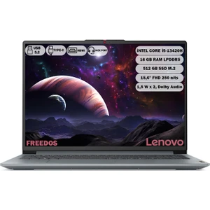 Ideapad Slim 3 15IRH8 I5-13420H 16 GB 512 GB SSD 15,6" Fhd Freedos 83EM00KYTR
