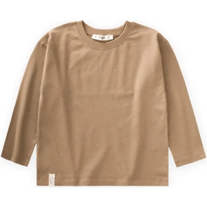 Mevsimlik Basic T-Shırt 2-10 Yaş Camel