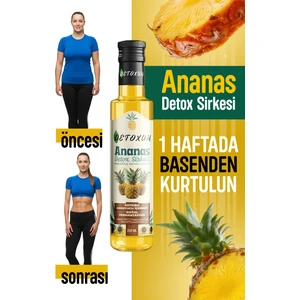 İLK HAFTADA HAFİFLE!! ananas detoks sirkesi zayıflama diyet ürünleri detox form  sirke bitkisel besin çayı zayıflatmak destekleyici  odem vesıskınlık
