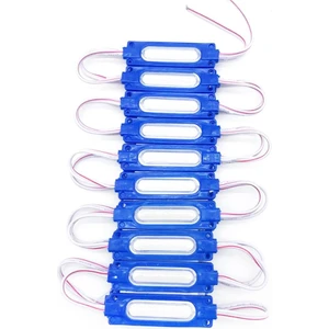2W Cob Mavi Reklamcı Modül LED Parmak LED Lamba 12 Volt 20 Adet
