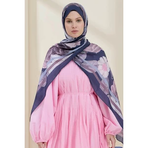 Gül Desen Bambu Şal