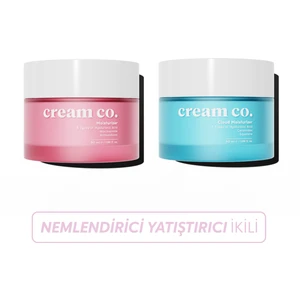 Cream Co. Aydınlatıcı Yatıştırıcı Su Bazlı Nemlendirici Yüz Kremi Ikili