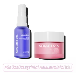 Cream Co. Yenileyici Gözenek Sıkılaştırıcı Aydınlatıcı Pürüzsüzleştirici Nemlendirici Ikili