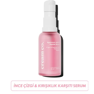 Cream Co. Peptit Serum | Niacinamide Hyaluronik Asit | Tüm Cilt Tipleri