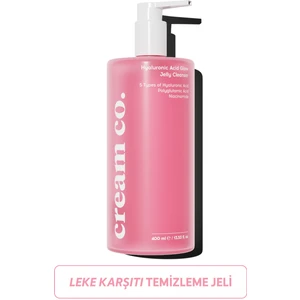 Cream Co. Hyalüronik Asit Yüz Temizleme Jeli | 400 ml | Nemlendirci | Niacinamide Pga | Tüm Cilt Tipleri