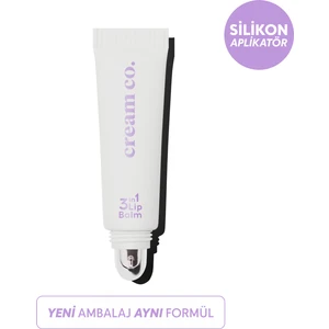 Cream Co. Nemlendirici Parlatıcı 3in1 Lip Balm | Dudak Bakım | Original Şeffaf | Hyaluronik Asit Seramid