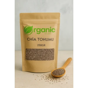Organic Kiler Chia Tohumu 250 gr  Taze Elenmiş Yeni Mahsül