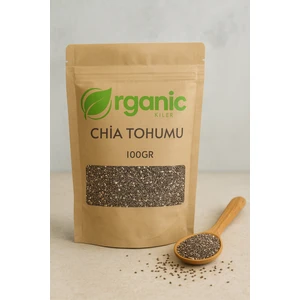 Organic Kiler Chia Tohumu 100 gr Taze Elenmiş Yeni Mahsül