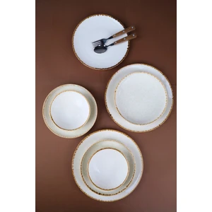 Porselen Sofia Vena Tarçın Yemek Takımı 6 Kişilik 24 Parça S302451103