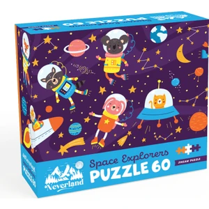 60 Parça Çocuk Puzzle - Space Explorers (Uzay Kaşifleri)