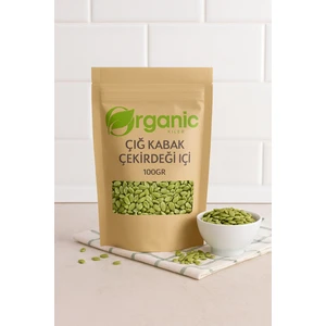 Organic Kiler Çiğ Kabak Çekirdeği İçi 100 gr Taze & Katkısız Tuzsuz ve Yerli Mahsül