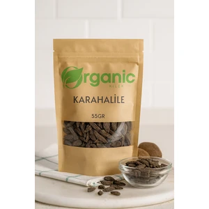 Organic Kiler Doğal Kara Halile 55GR (Terminalia Chebula) – Kurutulmuş Bitki – Katkısız ve Elenmiş