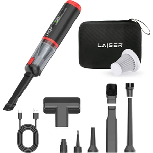 Kompakt LED Ekranlı 17.000 Pa 3ın1 Çekme-Vakum-Üfleme Özellikli Şarjlı Araç Süpürgesi