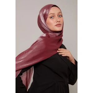 Bordo Kristal Abiye Şal