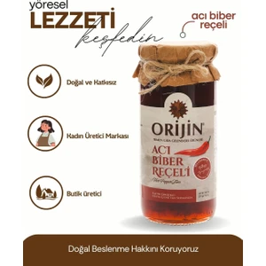 ORİJİN TRAKYA GIDA GELENEKSEL ÜRÜNLERİ Acı Biber Reçeli 300 gr