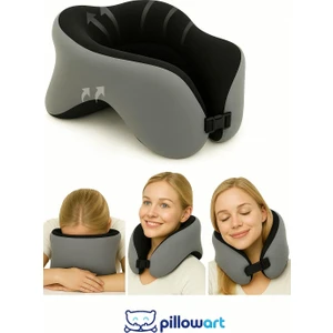 Ortopedik Seyahat Yastığı Visco Boyun Destekli Seyahat Yastığı