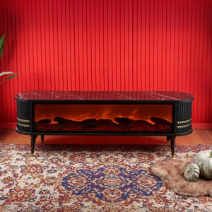 Home Elektrik Şömineli Tv Ünitesi Konsol