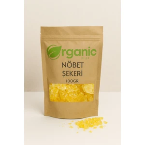 Nöbet Şekeri Safranlı 100GR. Doğal & Elenmiş