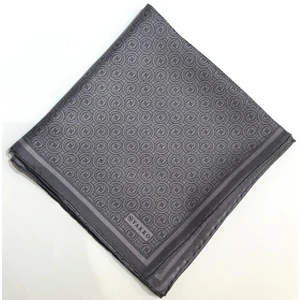 Tivil Monogram Ipek Eşarp 41408-KOYU Gri