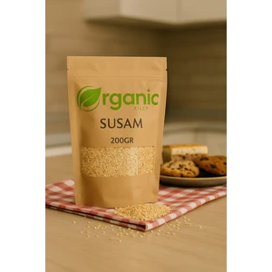 Susam 200GR Doğal & Katkısız | Orta Kavrulmuş | Vegan & Glutensiz | Pasta & Hamur Işi Için Uygun