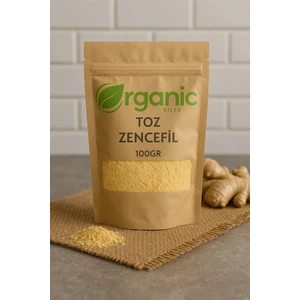 Toz Zencefil Taze Öğütülmüş 100GR ( Zingiber Officinale ) Katkısız - Yeni Mahsul