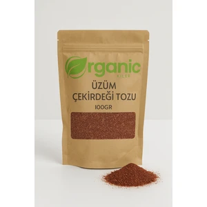 Organic Kiler Üzüm Çekirdeği Tozu Katkısız & Doğal 100 gr