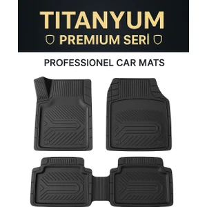 Ford Focus 2 Hatchback 3D Titanyum Siyah Oto Paspas