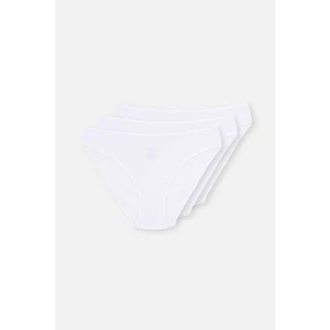Kadın Pamuklu 3'lü Klasik Slip Külot 5114KC